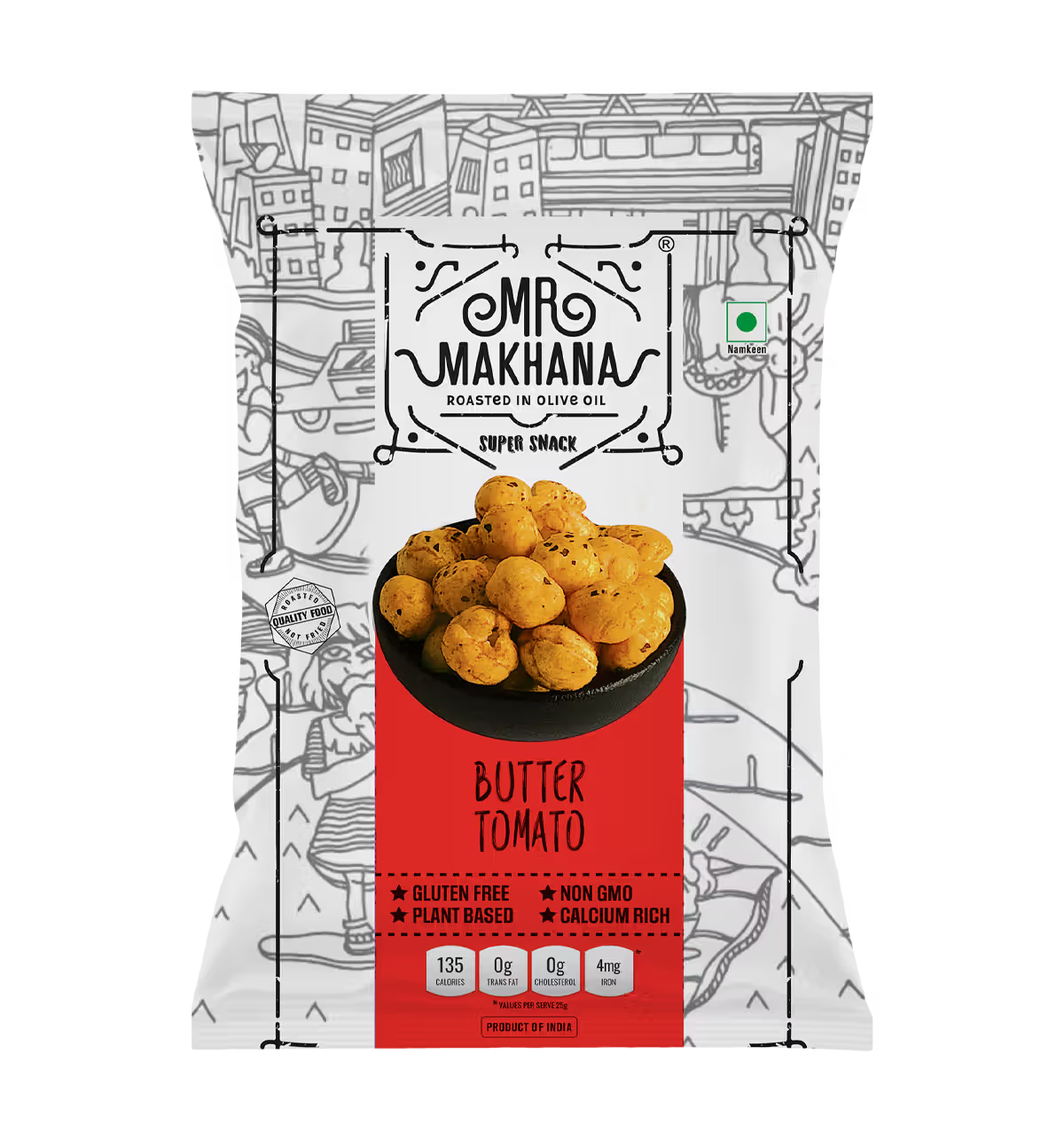 Mr Makhana Butter Tomato