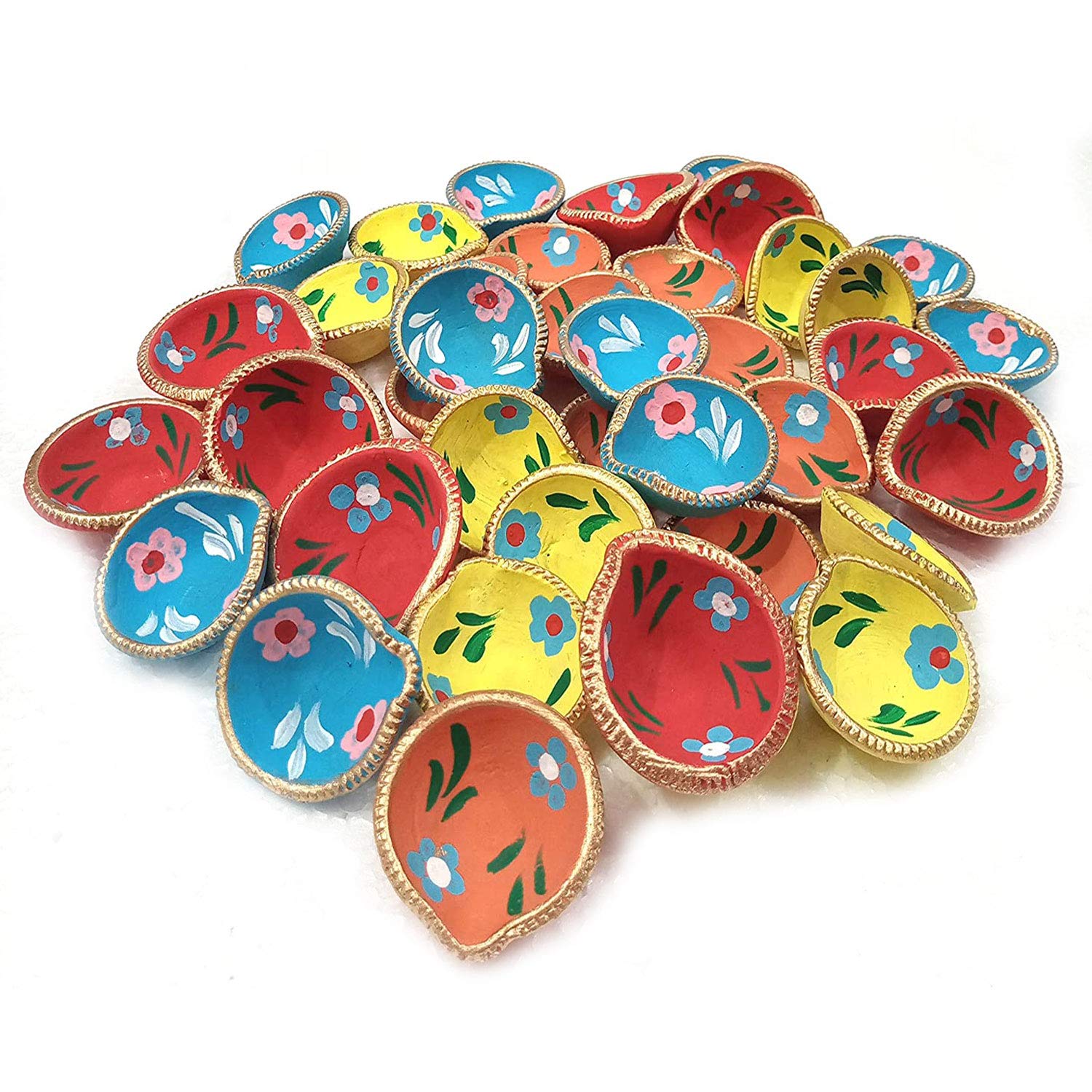 IndianEcraft Set of 20 Decorative Diwali Diyas