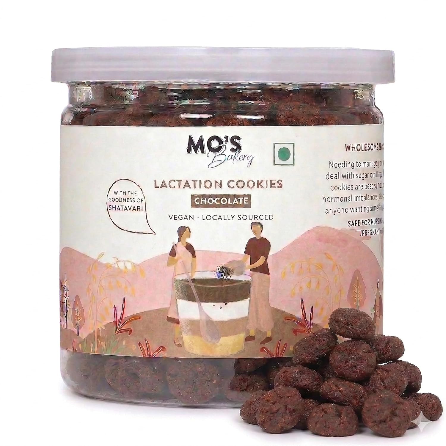 Mo's Dark Chocolate Lactation Cookies for Breastfeeding