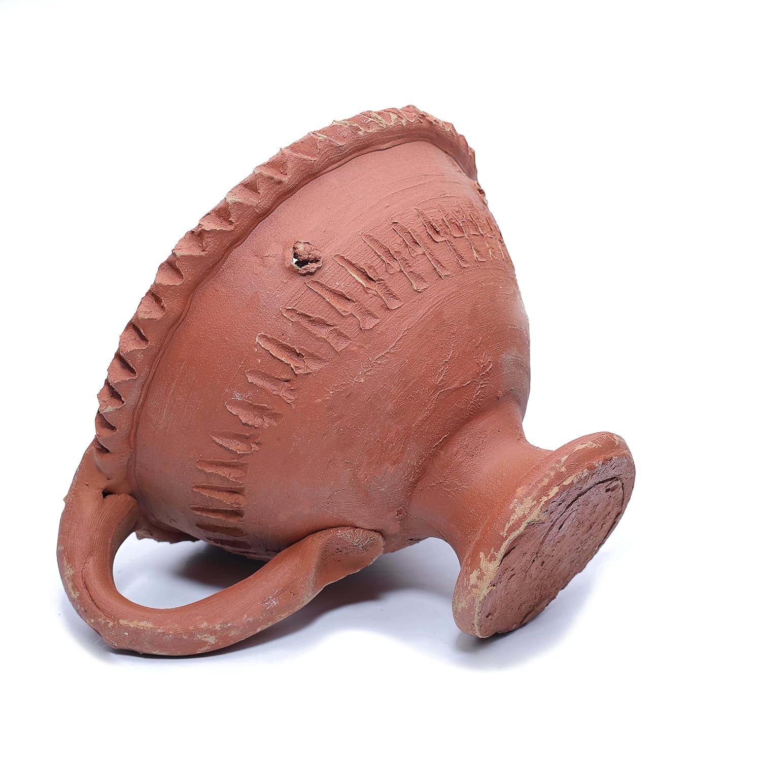 Pure Source India Natural Clay Desi Handmade Dhoop - (5 Inch Size 100% Pure Mitti)