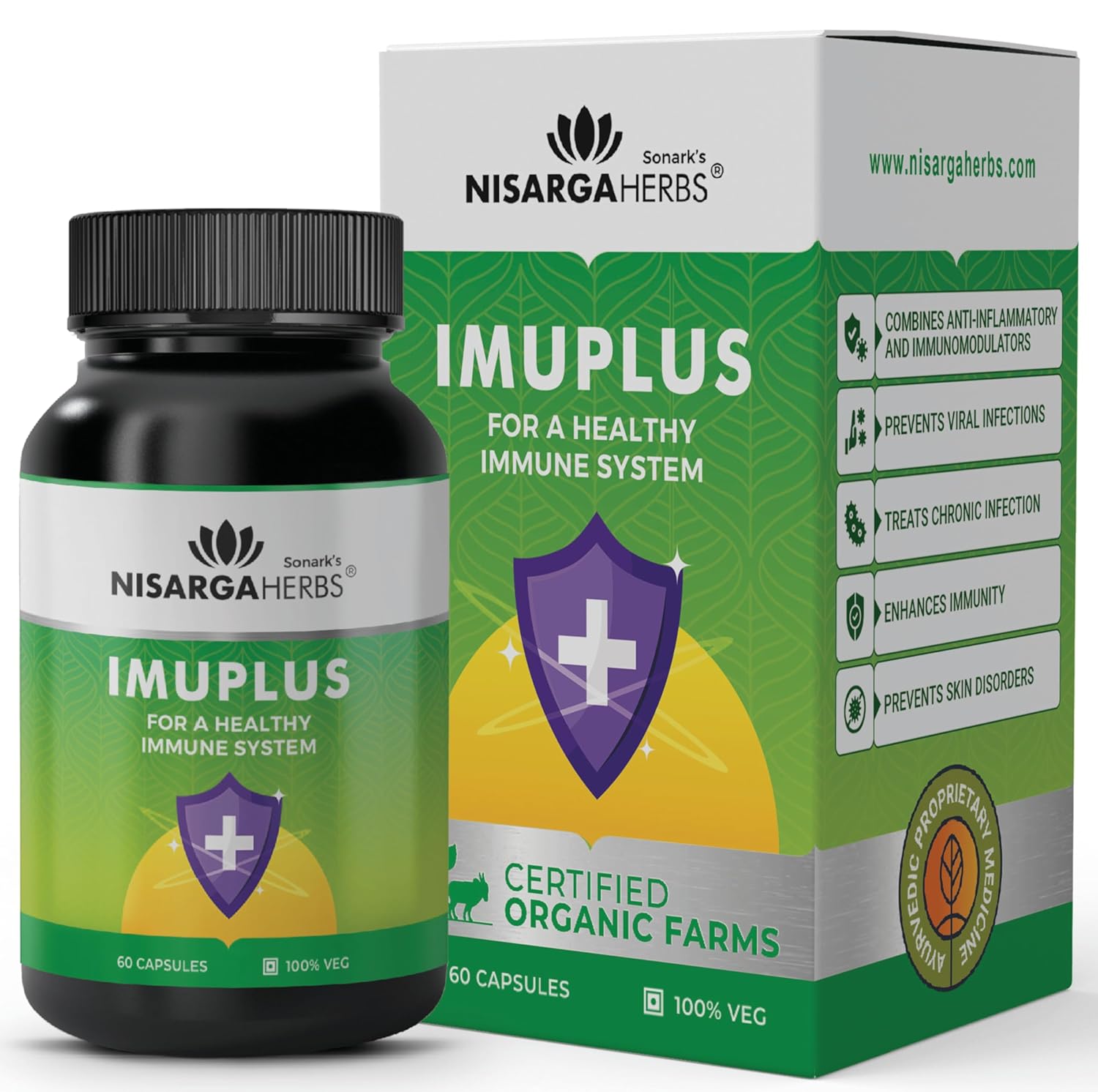 Nisarga Herbs, Imuplus, Immunity Booster