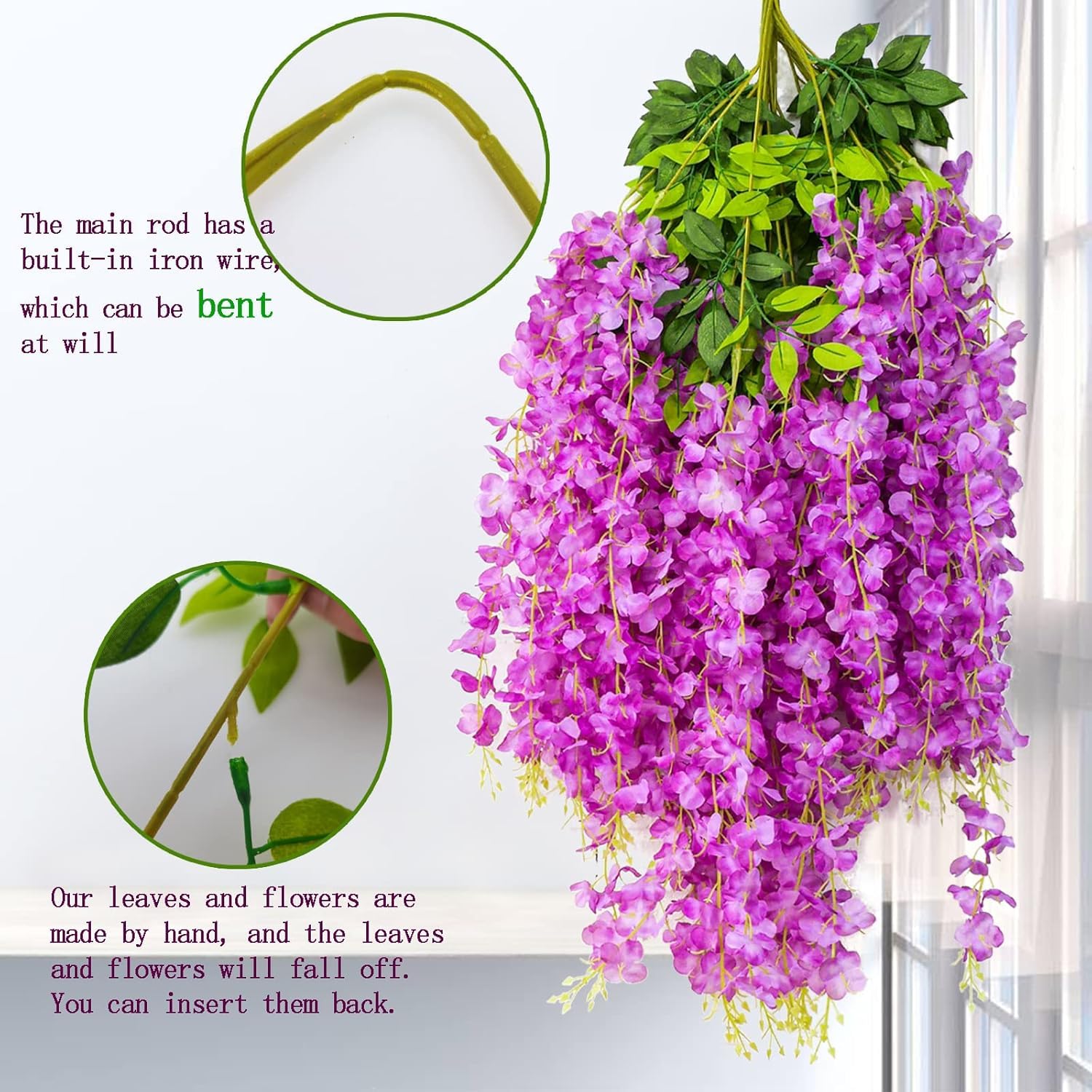 Lazybee Ganpati Decor Kit with Wisteria, Curtains & LED Lights