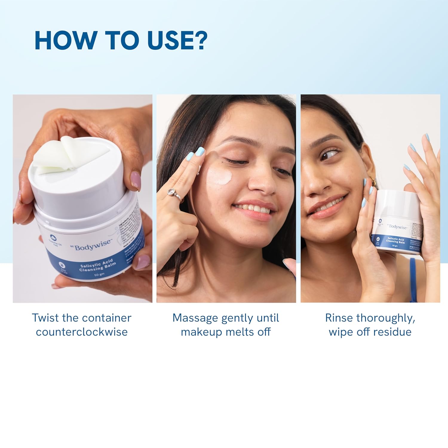 Be Bodywise Salicylic Acid Cleansing Balm 50g