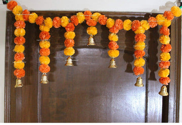 Sphinx Artificial Marigold Fluffy Flower Garlands