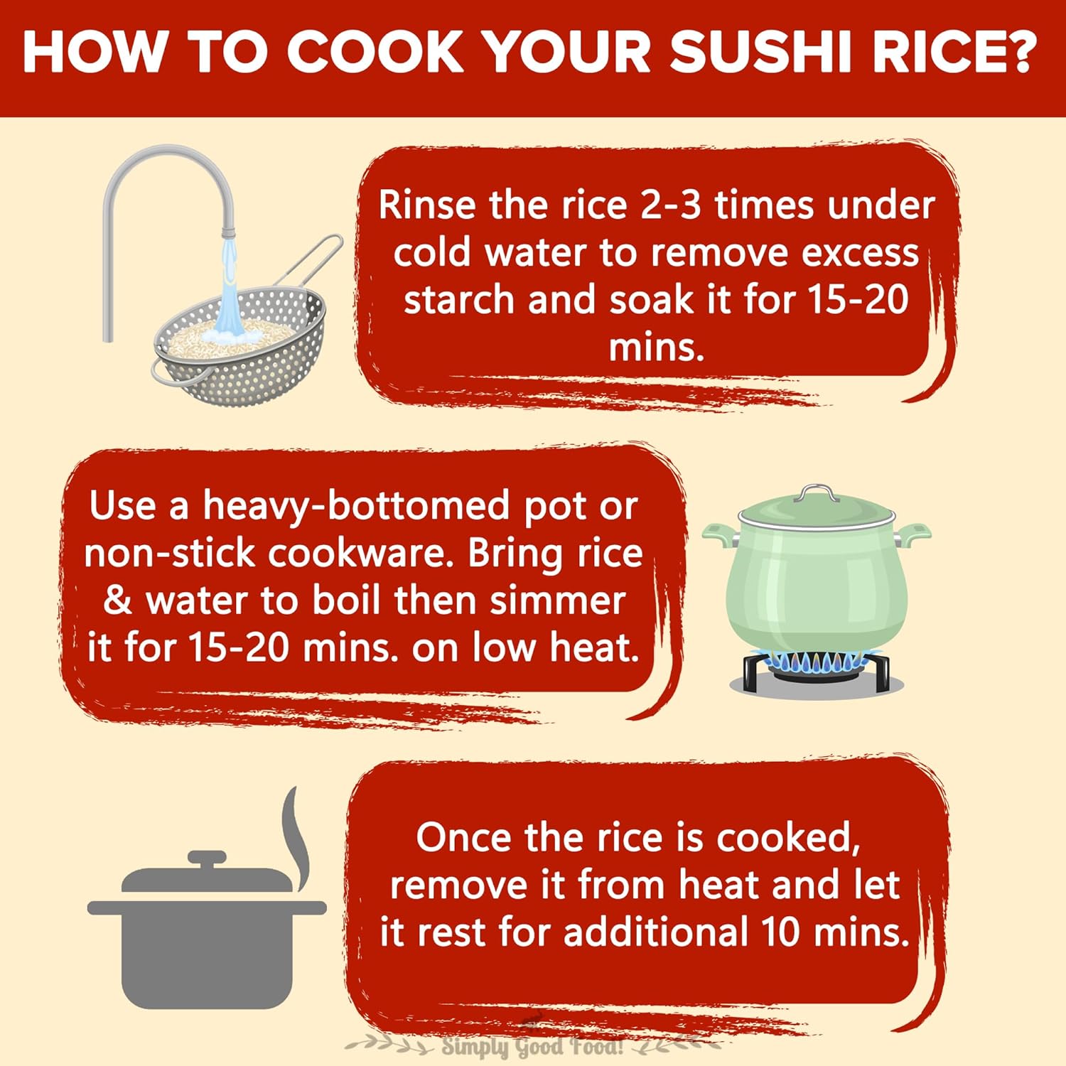 Urban Platter Short-Grain Sushi Rice, 300gm