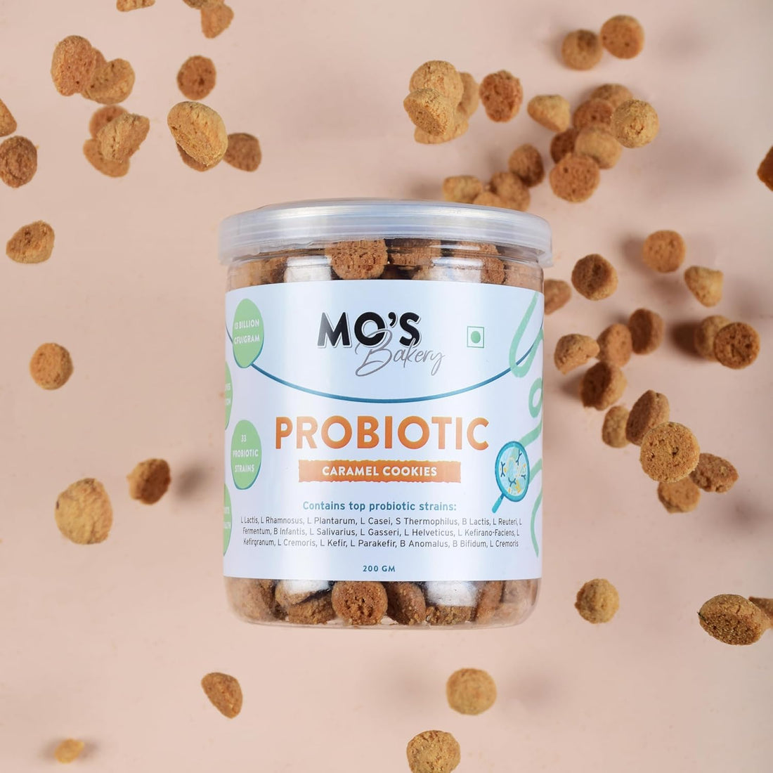 Mo's Probiotic Cookies | Mini Cookies