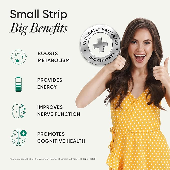 Wellbeing Nutrition Melts Vegan Vitamin B12 - 30 Oral Strips