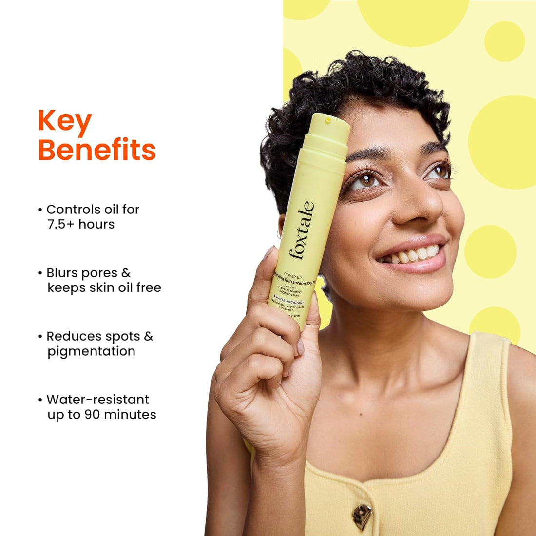Foxtale SPF 70 Gel-Cream Sunscreen for Oily Skin