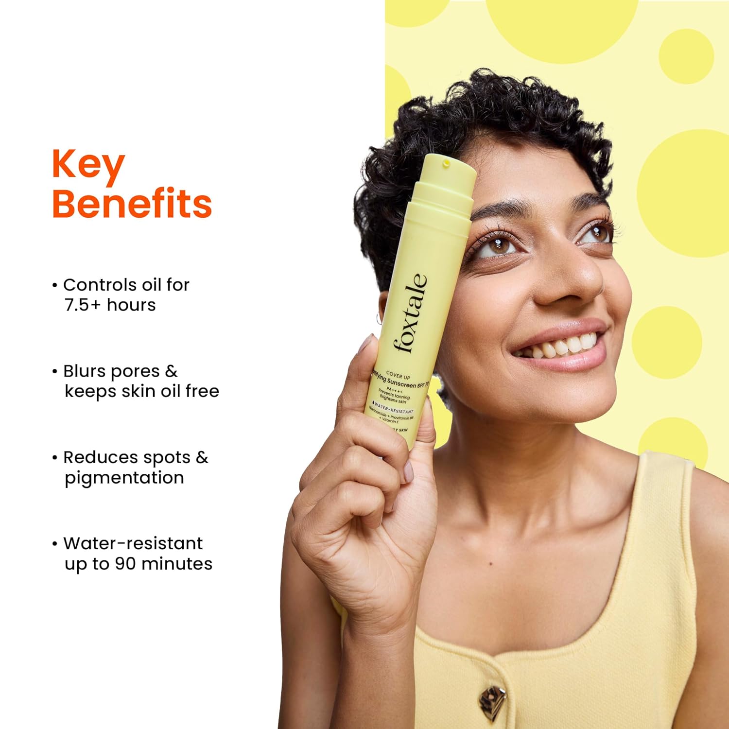 Foxtale SPF 70 Gel-Cream Sunscreen for Oily Skin