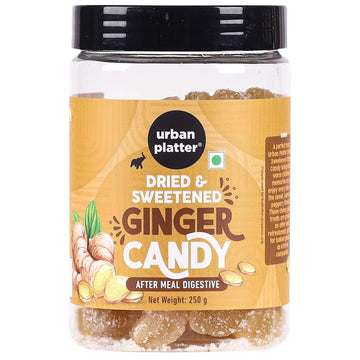 Urban Platter Dried Ginger Candy, 250g