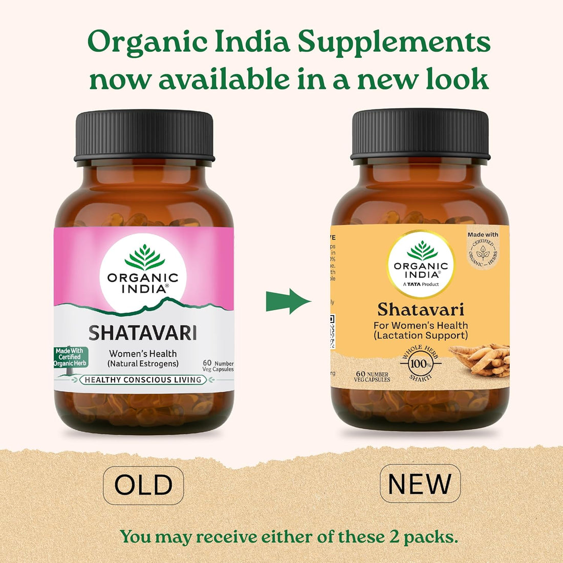 Organic India Shatavari Capsules - 60 Capsules
