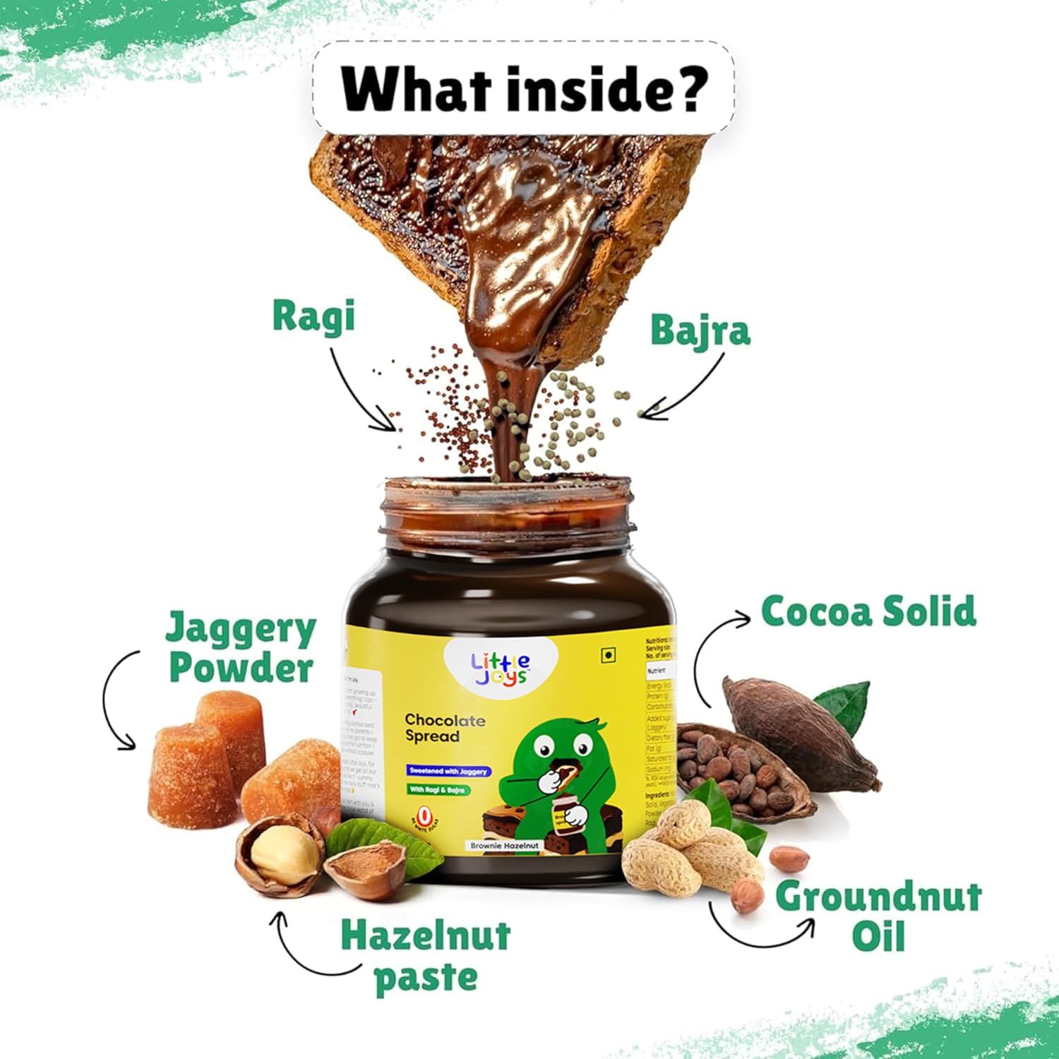 Little Joys Chocolate Spread for Kids | Sweetened with Jaggery - 300 G