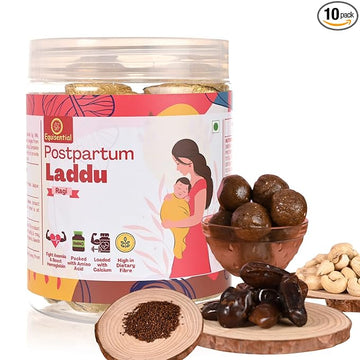 Equisential Postpartum Ragi Laddoos | Vegan &amp; Gluten-Free- 250GM