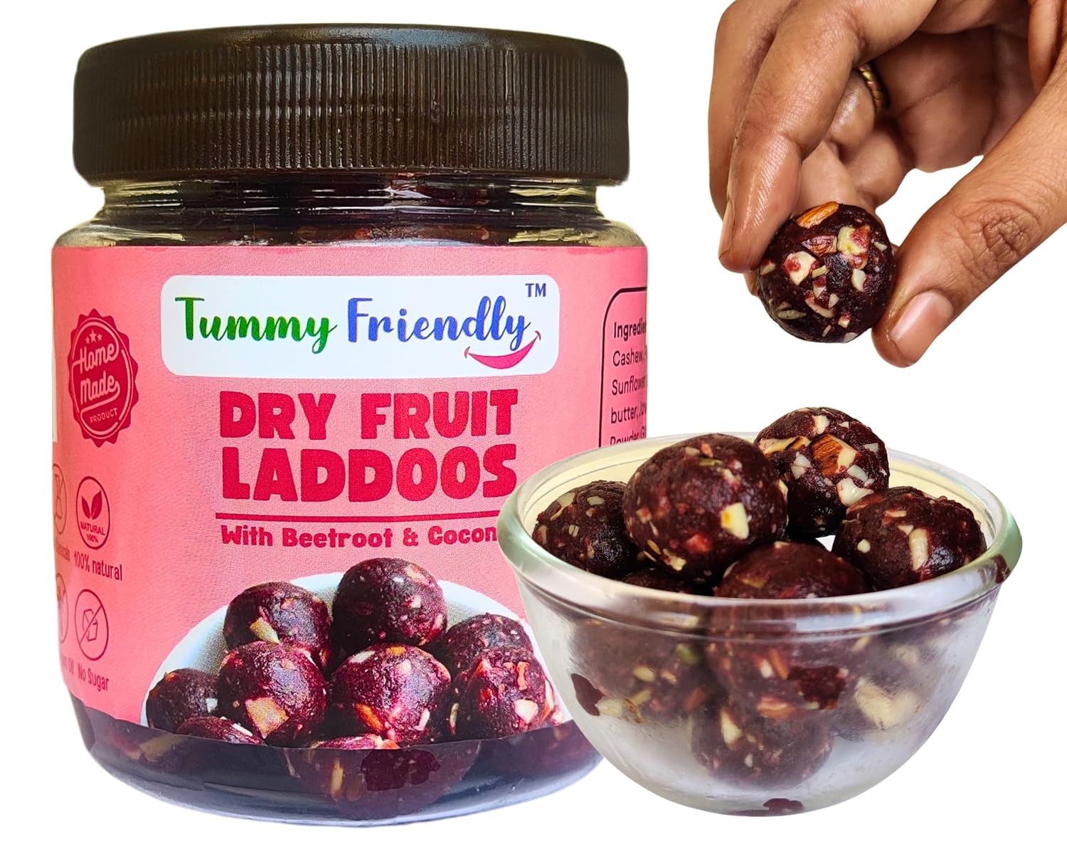 TummyFriendly Dry Fruit Laddu - 300G