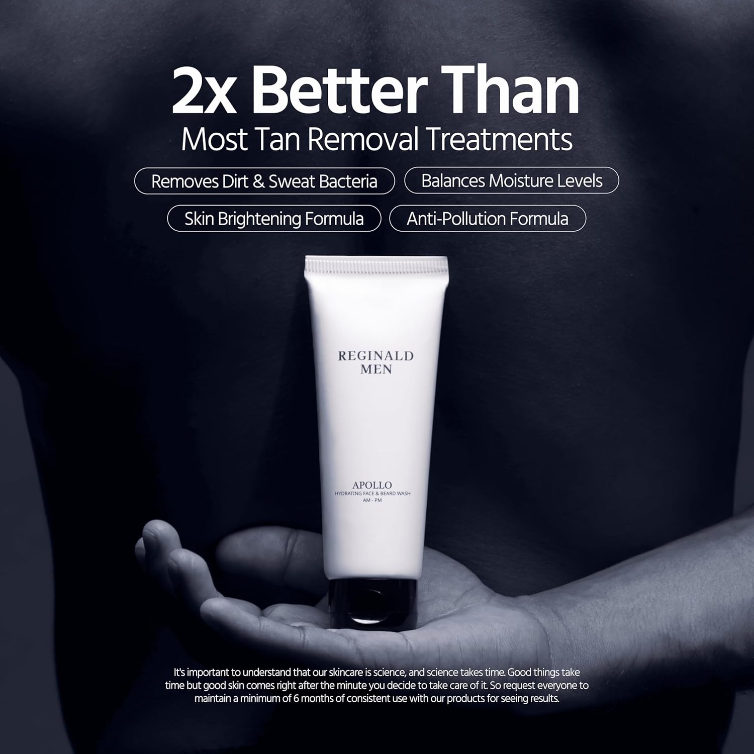Reginald Men, Apollo - Brightening Facewash for Glowing Skin |75 ml