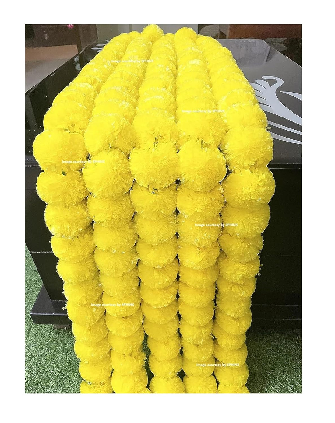 SPHINX Artificial Marigold Fluffy Flowers Garlands