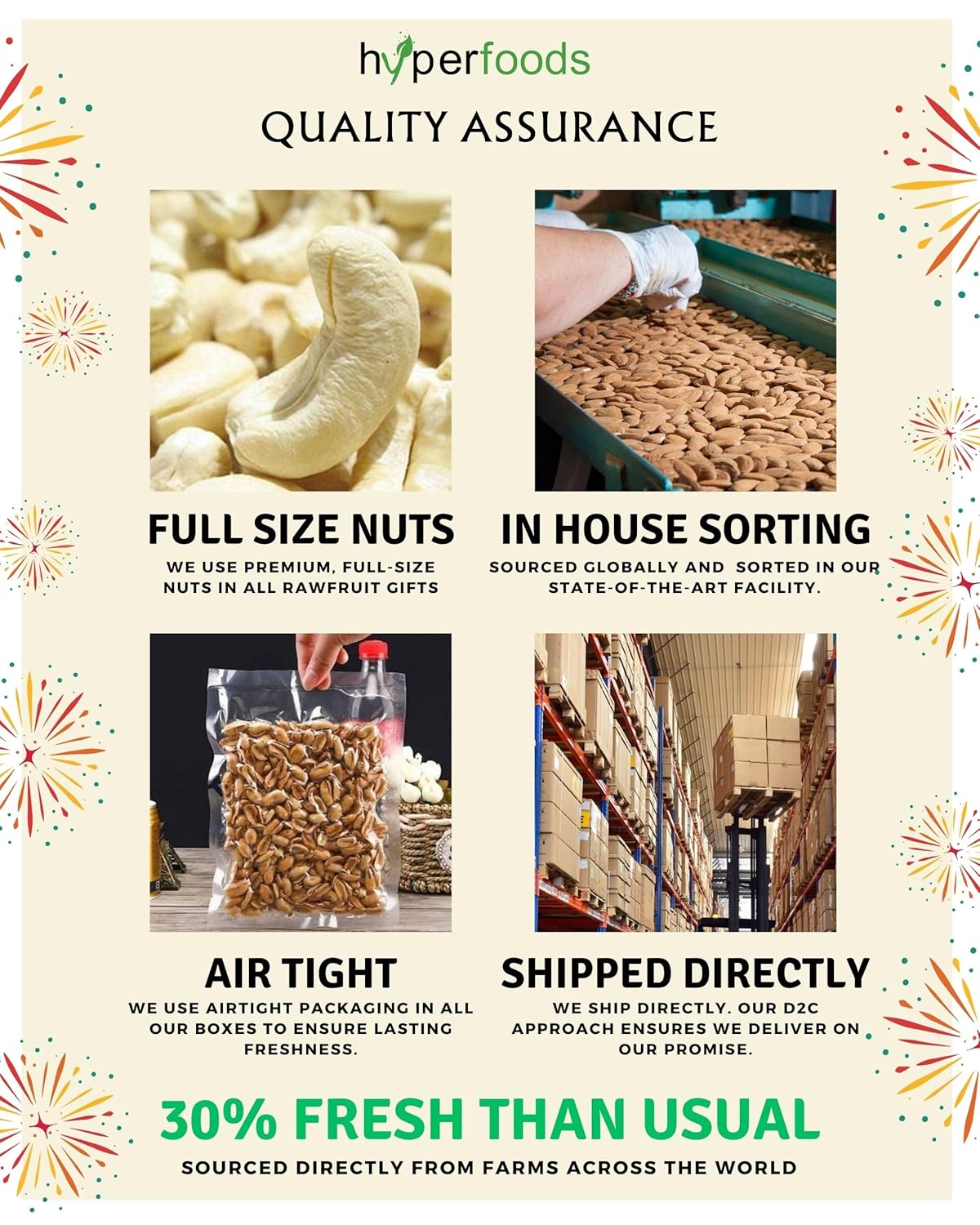 HYPERFOODS Rakhi Set Of 2 Dry Fruits Pack Rakhi Gift Hamper Rakhi With Dry Fruits Rakhi For Brother Small Pet Jar Pack Of 2 Dry Fruits Roasted Cashew Almond Balgopal Ganesha Rakhi Set Of 2