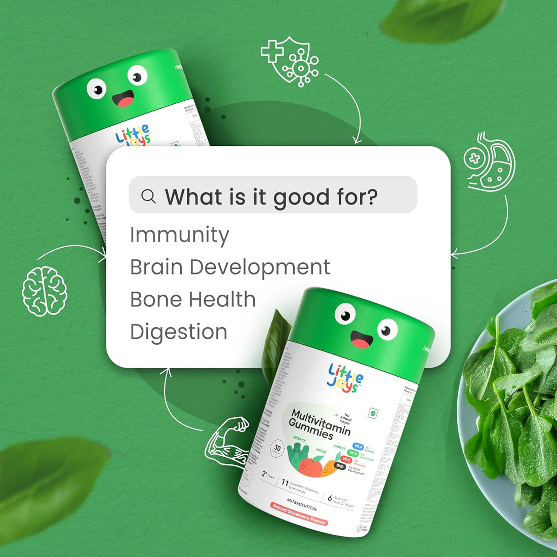 Little Joys Multivitamin Gummies for Kids | 2-6 Years
