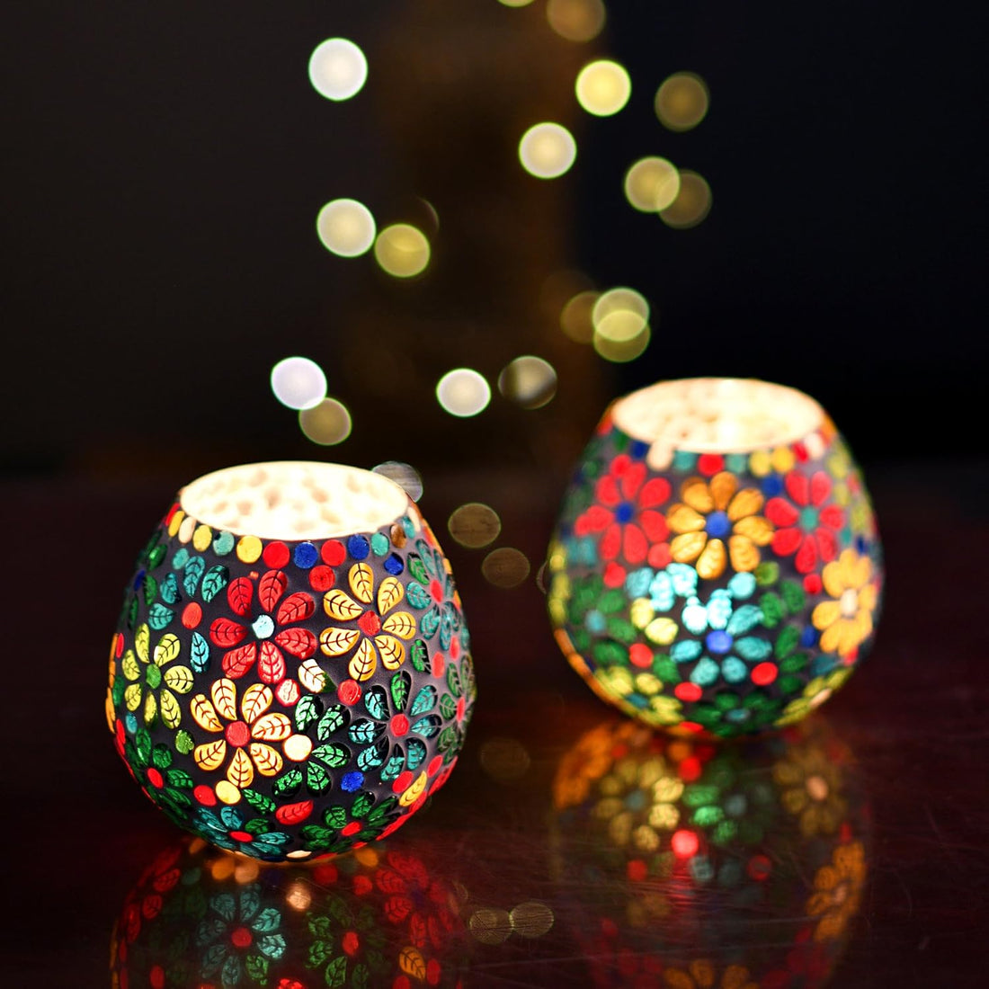Homesake Tealight Candle Holders for Home Decor Pack of 2