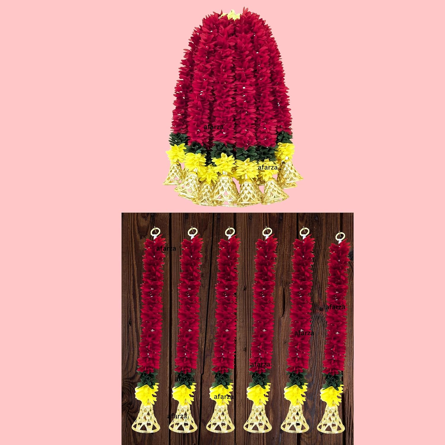 AFARZA  CHOICE GOOD FEEL GOOD Artificial Flower Garland Toran