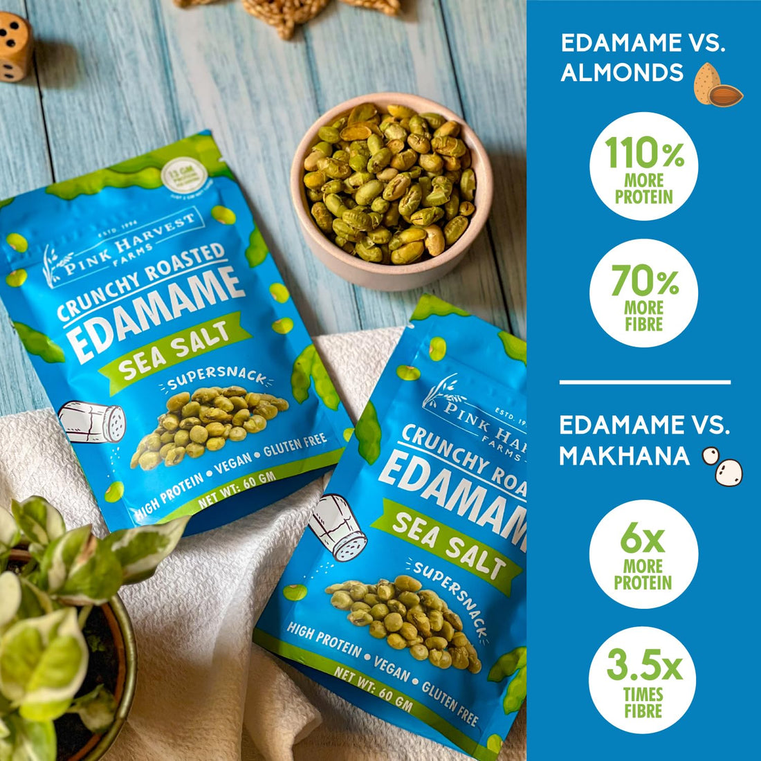 Pink Harvest Farms Crunchy Roasted Edamame