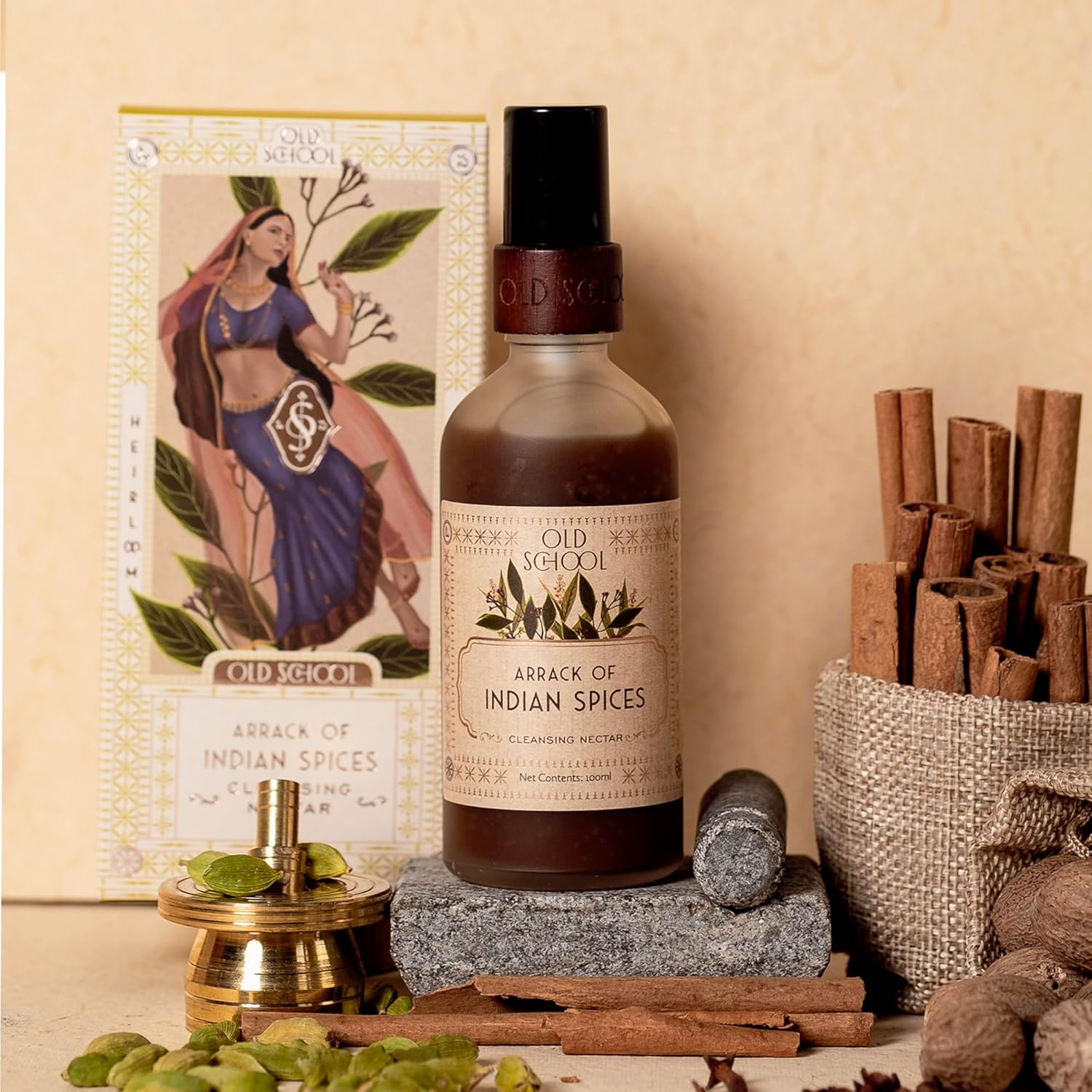 Old School Rituals Indian Spices Cleansing Nectar | Deep Cleansing Anti-Acne Face Wash | 100ml