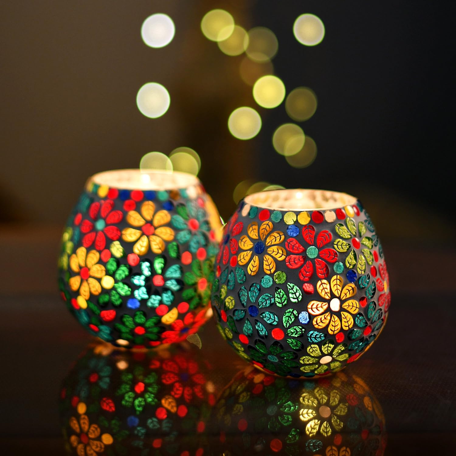 Homesake Tealight Candle Holders for Home Decor Pack of 2