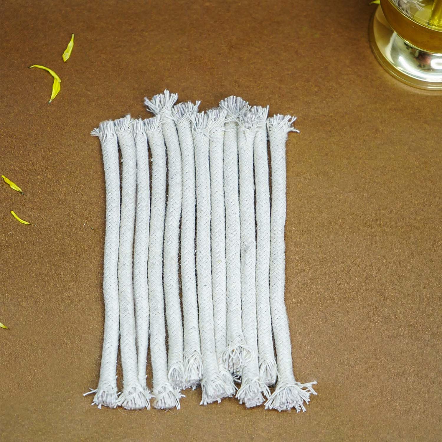 Ekhasa Akhand Diya Wicks for Pooja | Long Batti for Akhand Jyot | Diya Batti for Oil Lamp