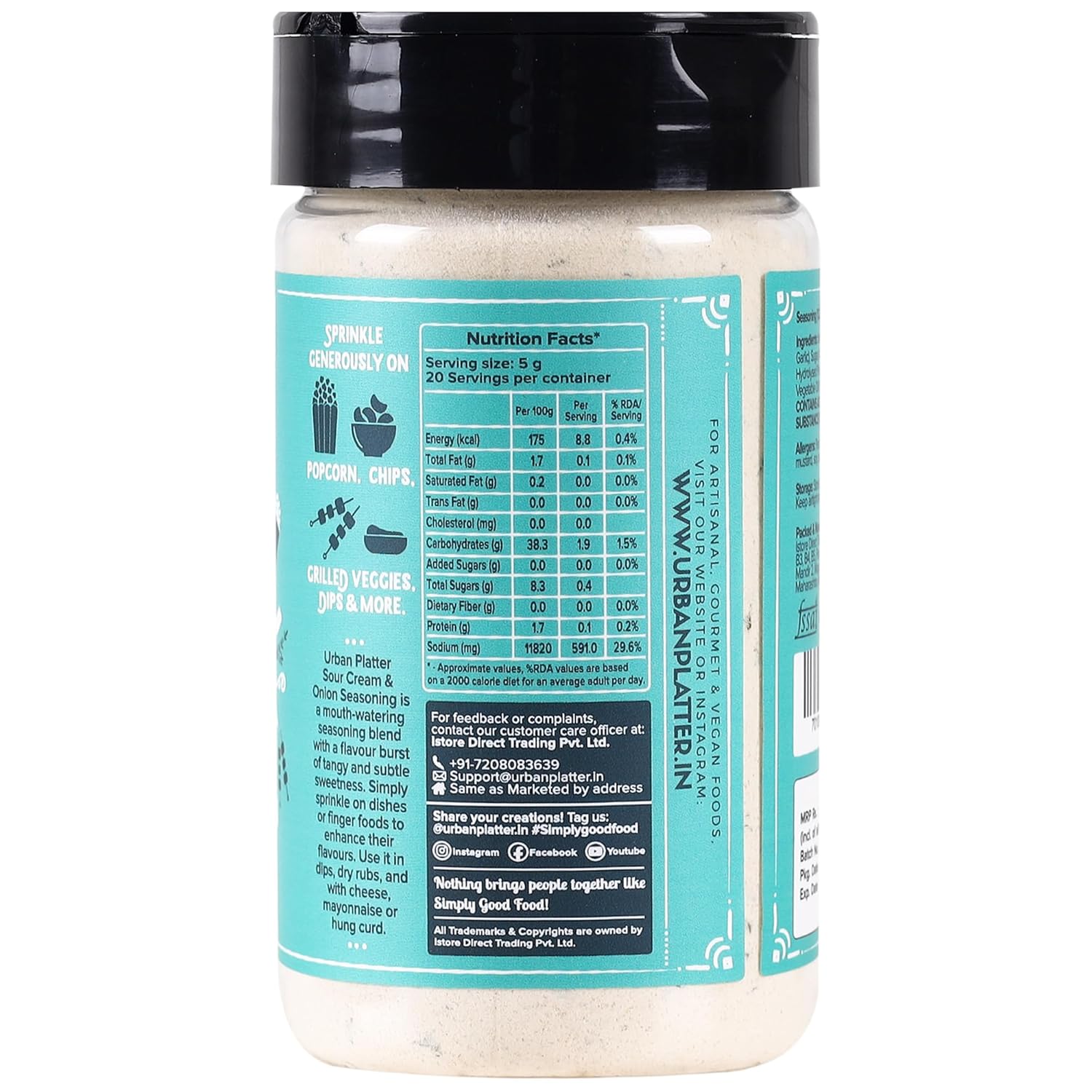 Urban Platter Sour Cream and Onion Seasoning