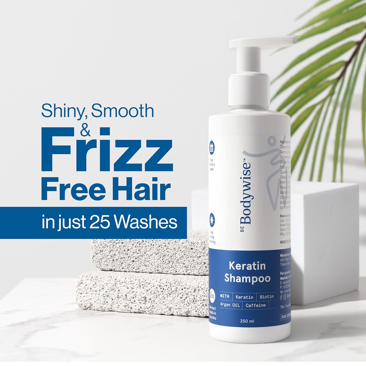 Be Bodywise Keratin Shampoo 250ml