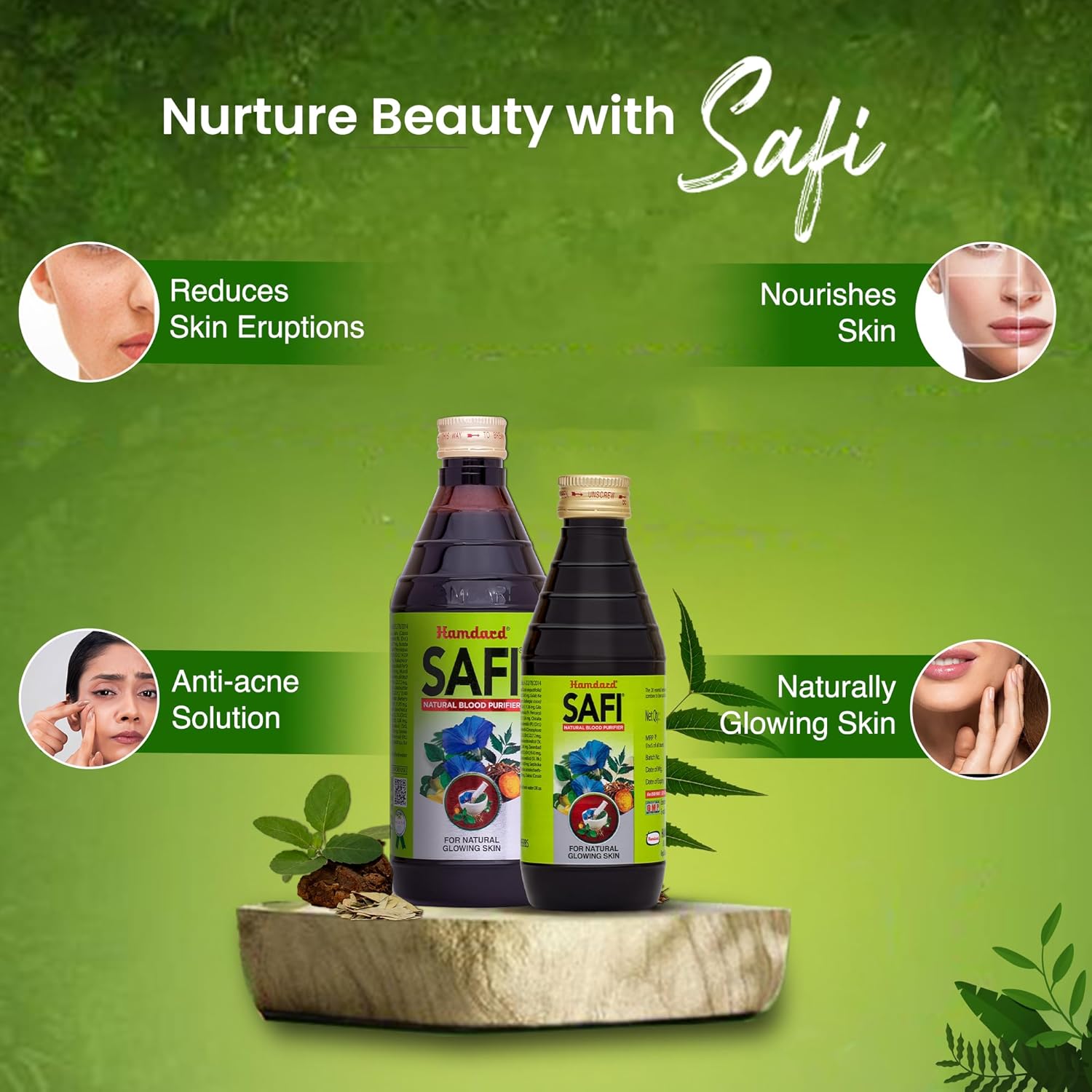 Hamdard Safi Blood Purifier Syrup for Healthy &amp; Glowing Skin