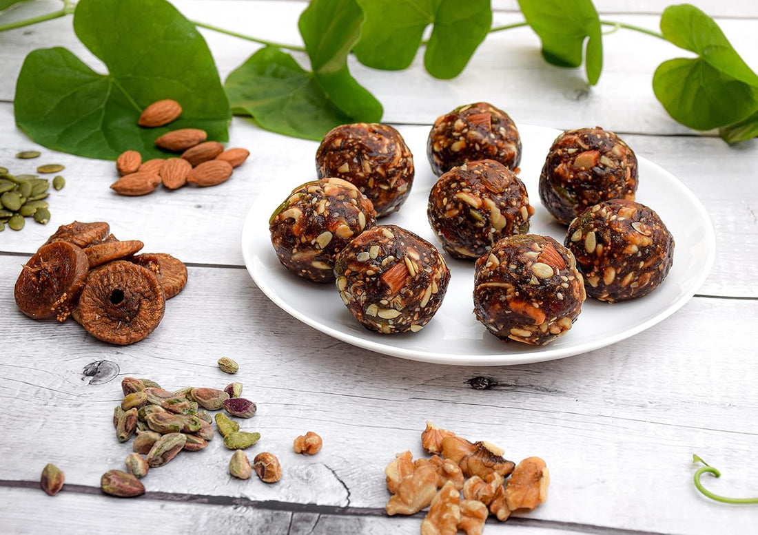 Equisential – Dry Fruits Seeds Mix Laddoo | Combination of 8+ Essential Seeds - 500GM