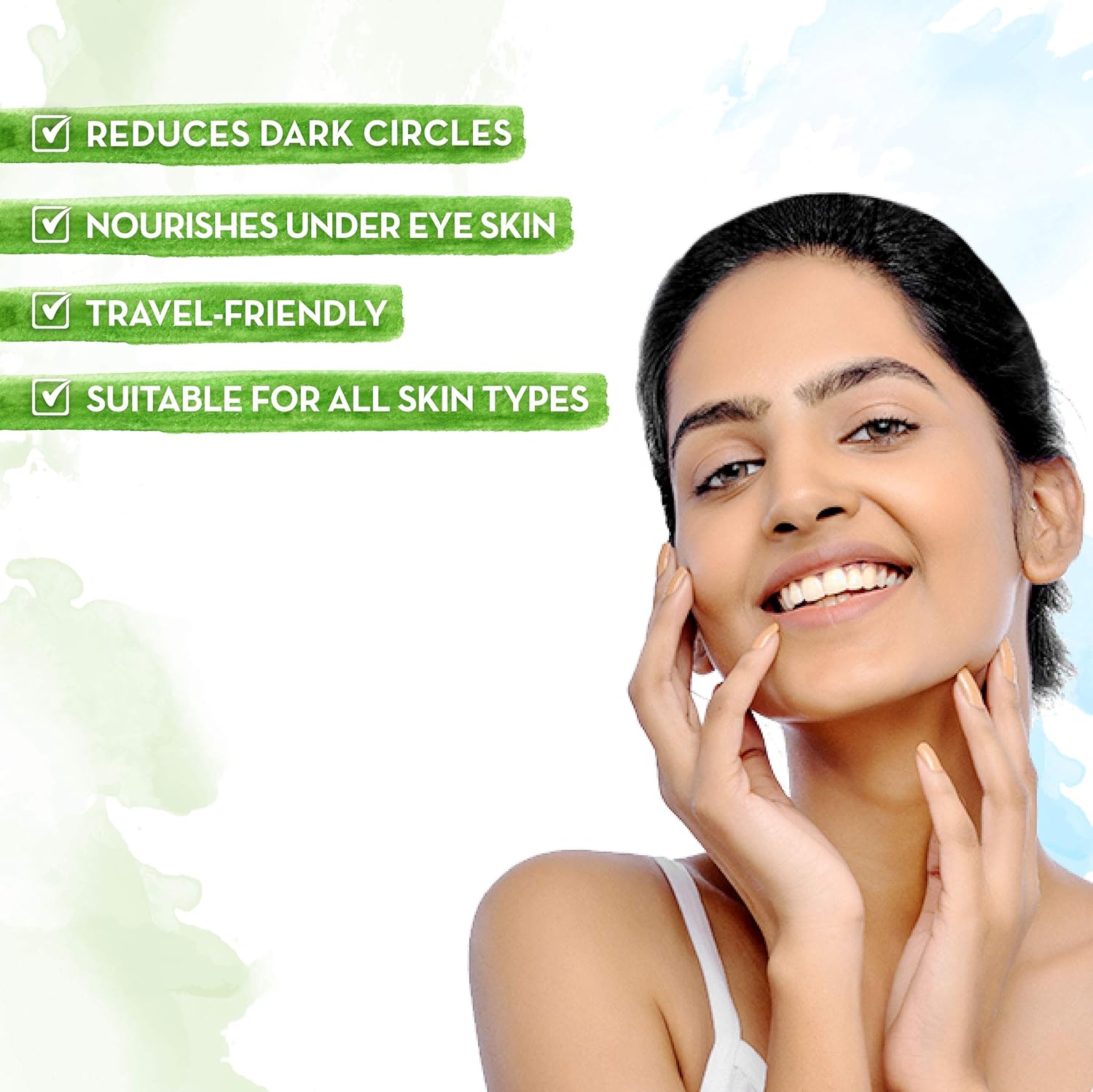 Mamaearth Bye Bye Dark Circle Eye Cream With Cucumber For Dark Circles, 20g