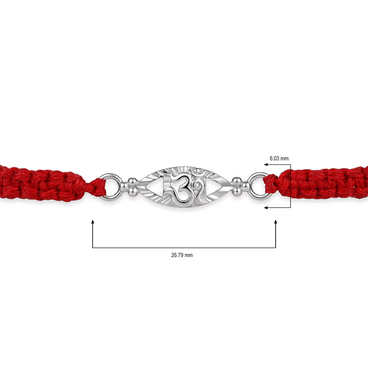 Kalyan Jewellers Evil eye - 925 Sterling silver Rakhi