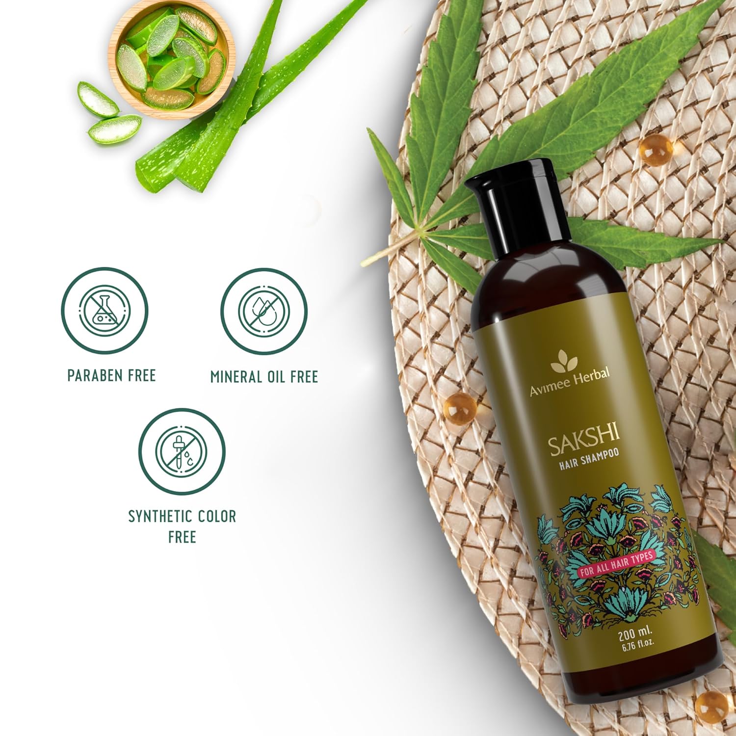 Avimee Herbal Sakshi Hair Shampoo | Deep Cleaning Shampoo | 200 mL