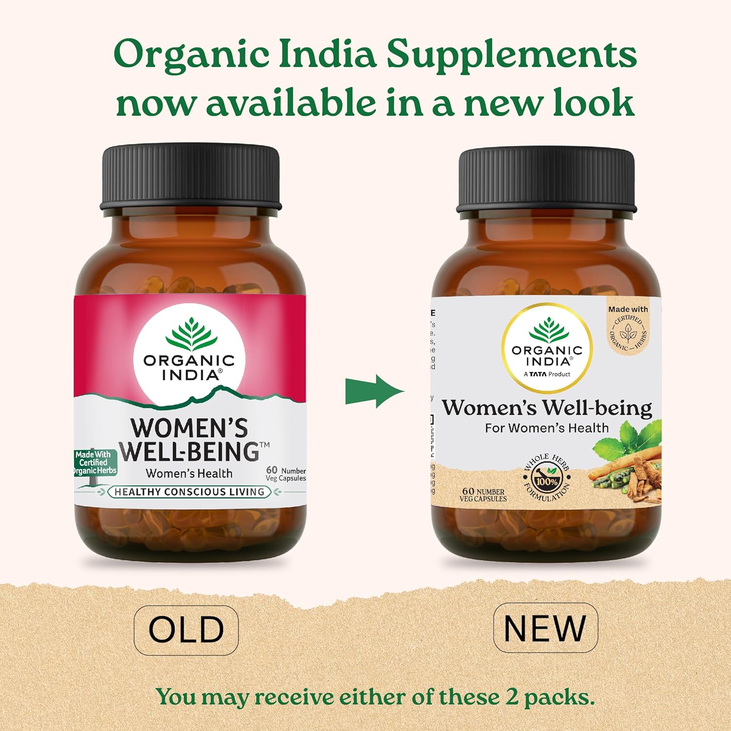Organic India Women's Well Being - 60 Veg Capsules