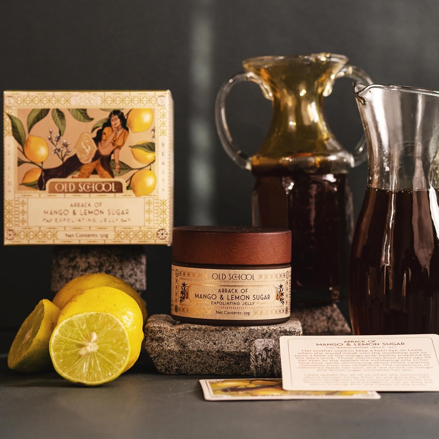 Old School Rituals Mango & Lemon Sugar Exfoliating Jelly | 50g