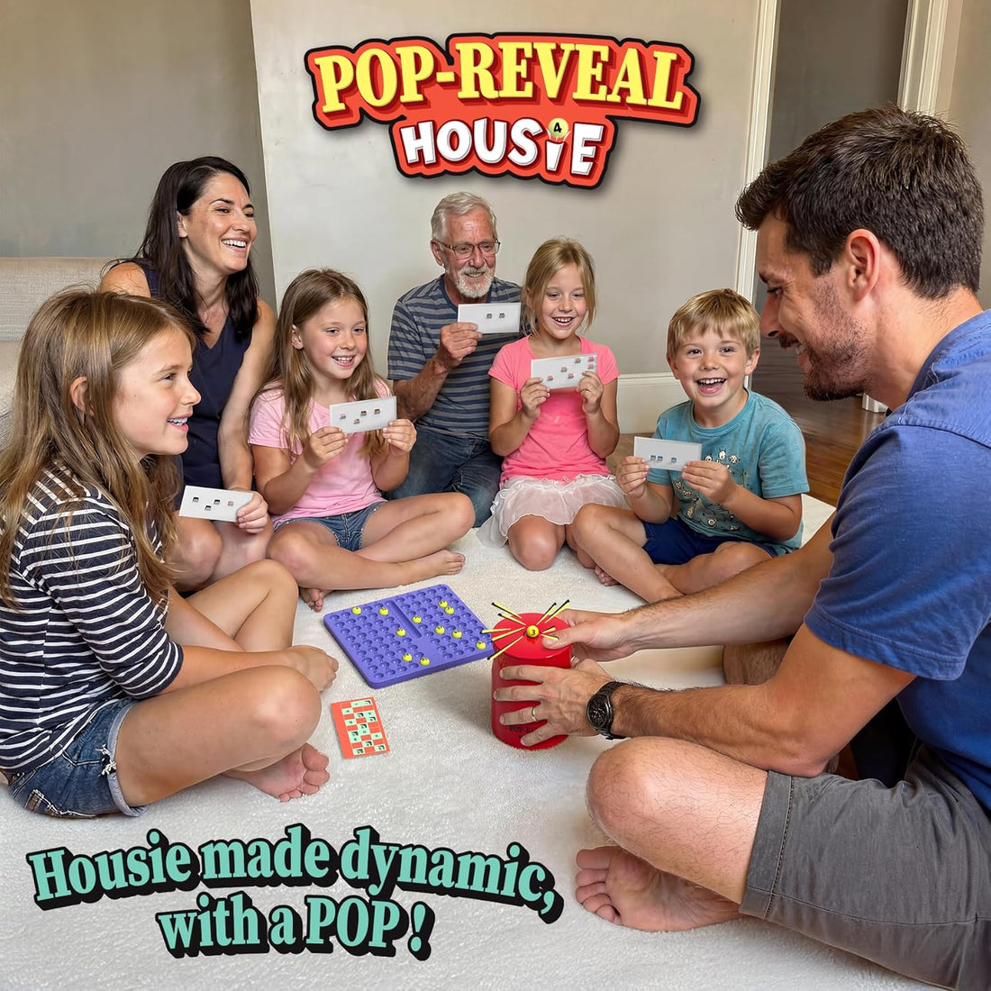 Skillmatics Pop-Reveal Housie – Classic Housie Tambola Game with a Twist