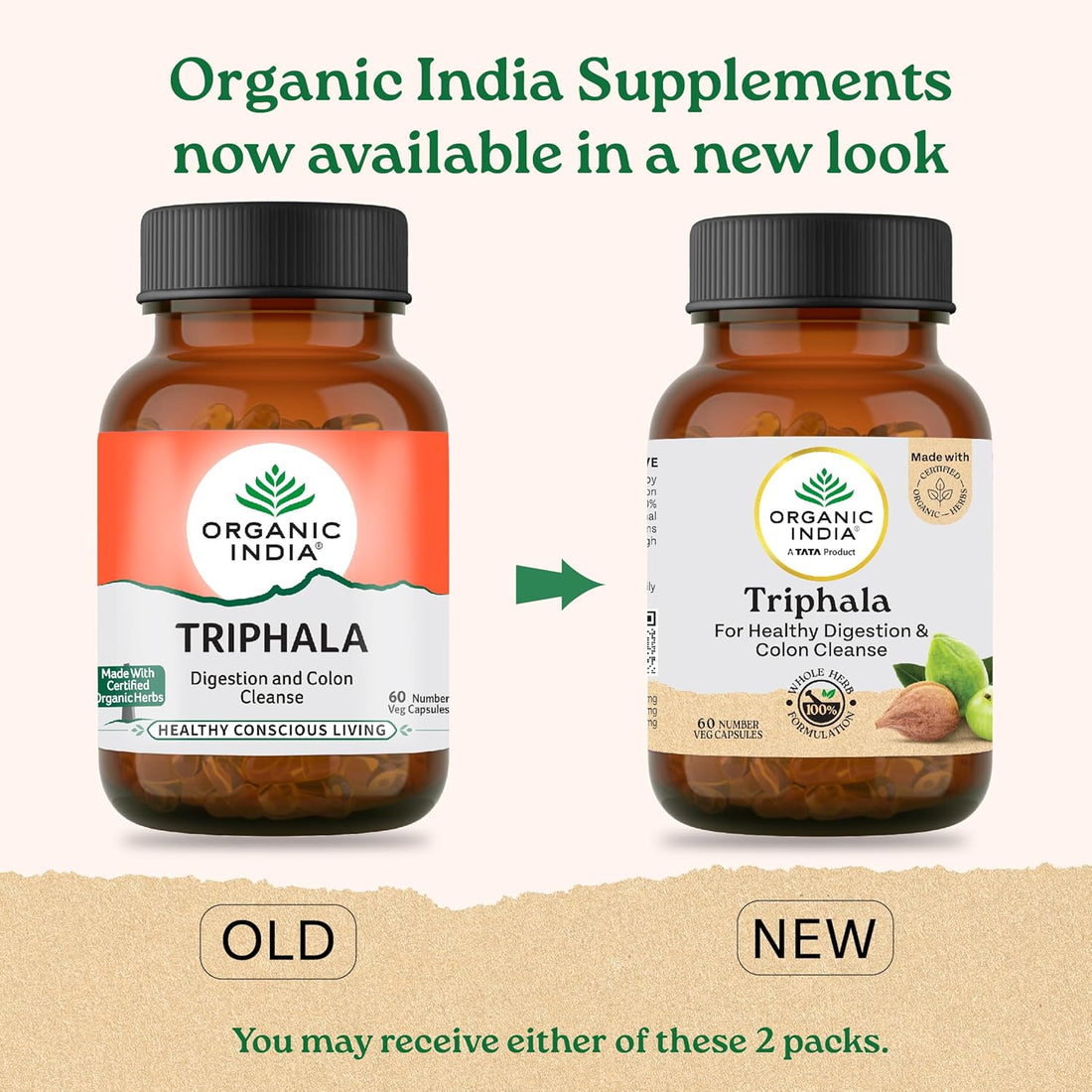 Organic India Triphala Capsules-60 capsules