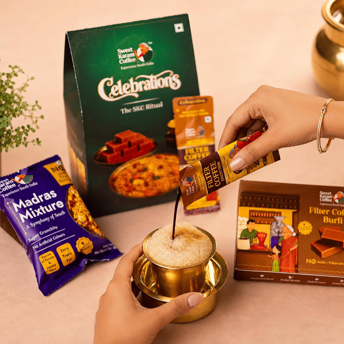 Sweet Karam Coffee Celebrations Ritual Hamper | Rakhi Gift Hamper