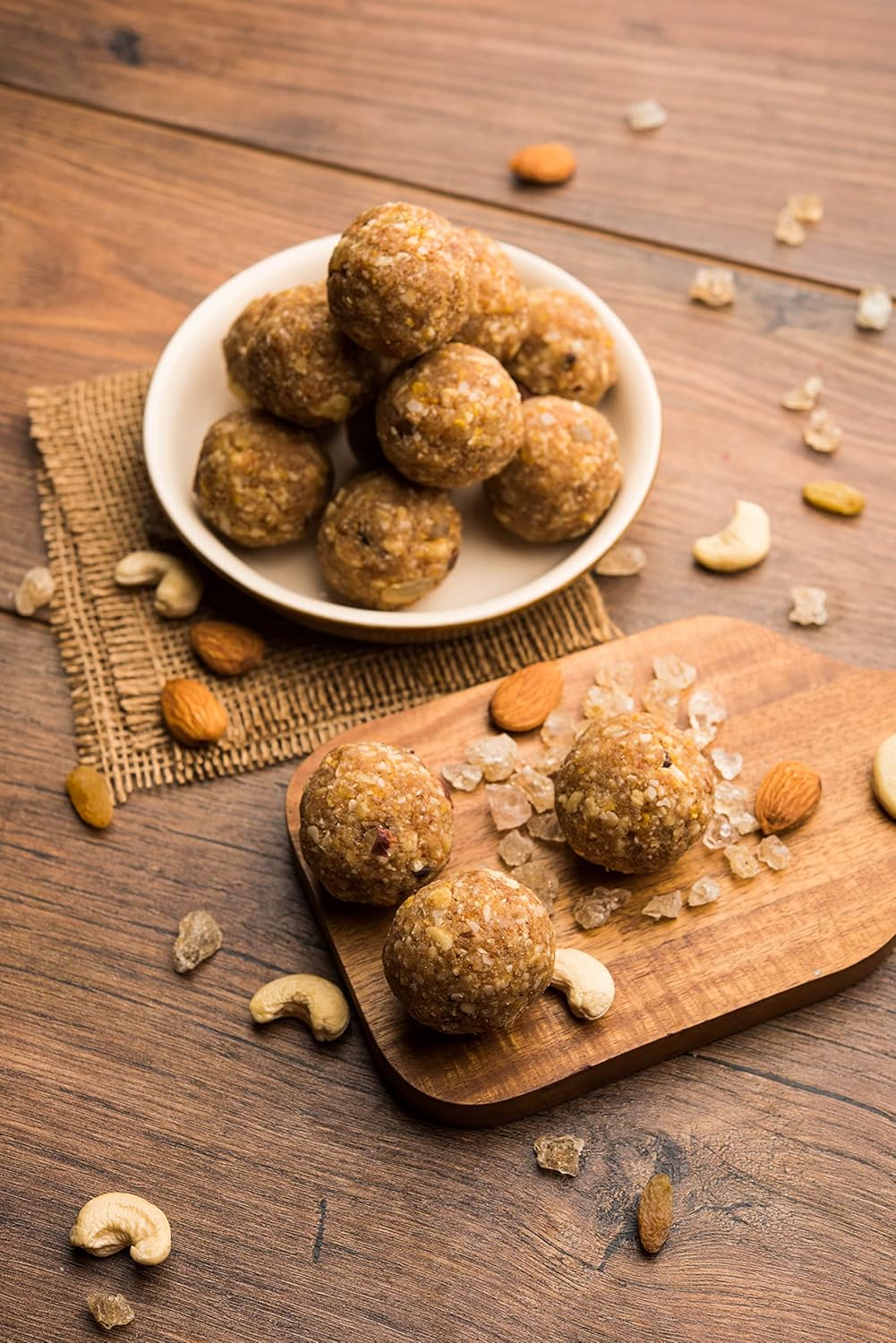 Equisential Postpartum Gond or Dink (Edible Gum) Laddoos | After Delivery Food For Mother | - 500GM