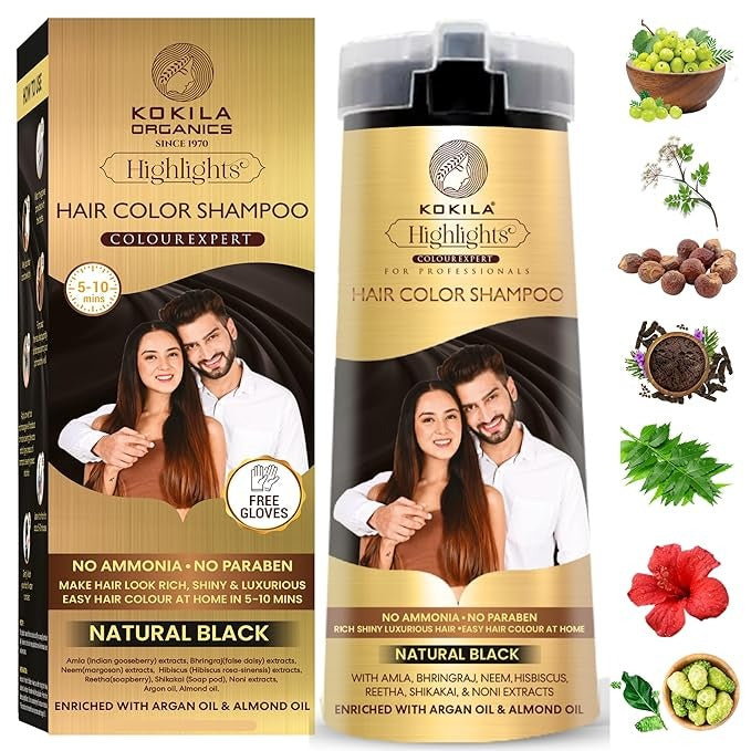 Kokila Hair Color Shampoo 400ml