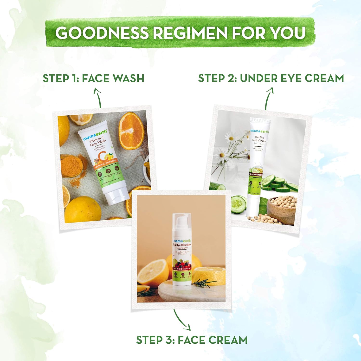 Mamaearth Bye Bye Dark Circle Eye Cream With Cucumber For Dark Circles, 20g
