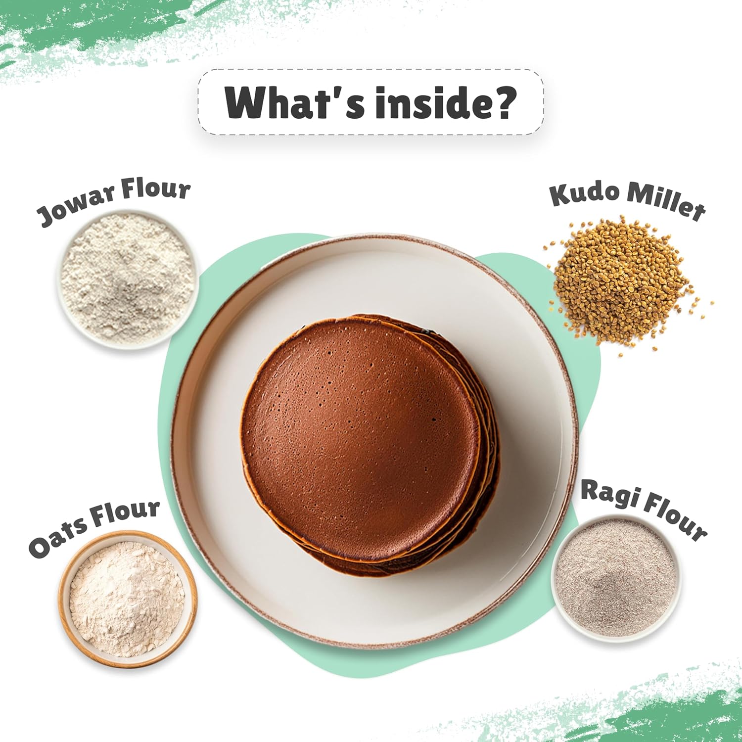 Little Joys Millet Pancake Mix | 8g Protein - 150g