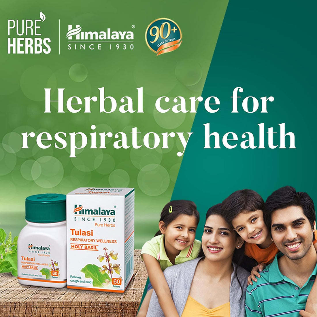 Himalaya Wellness Pure Herbs Tulasi Respiratory Wellness