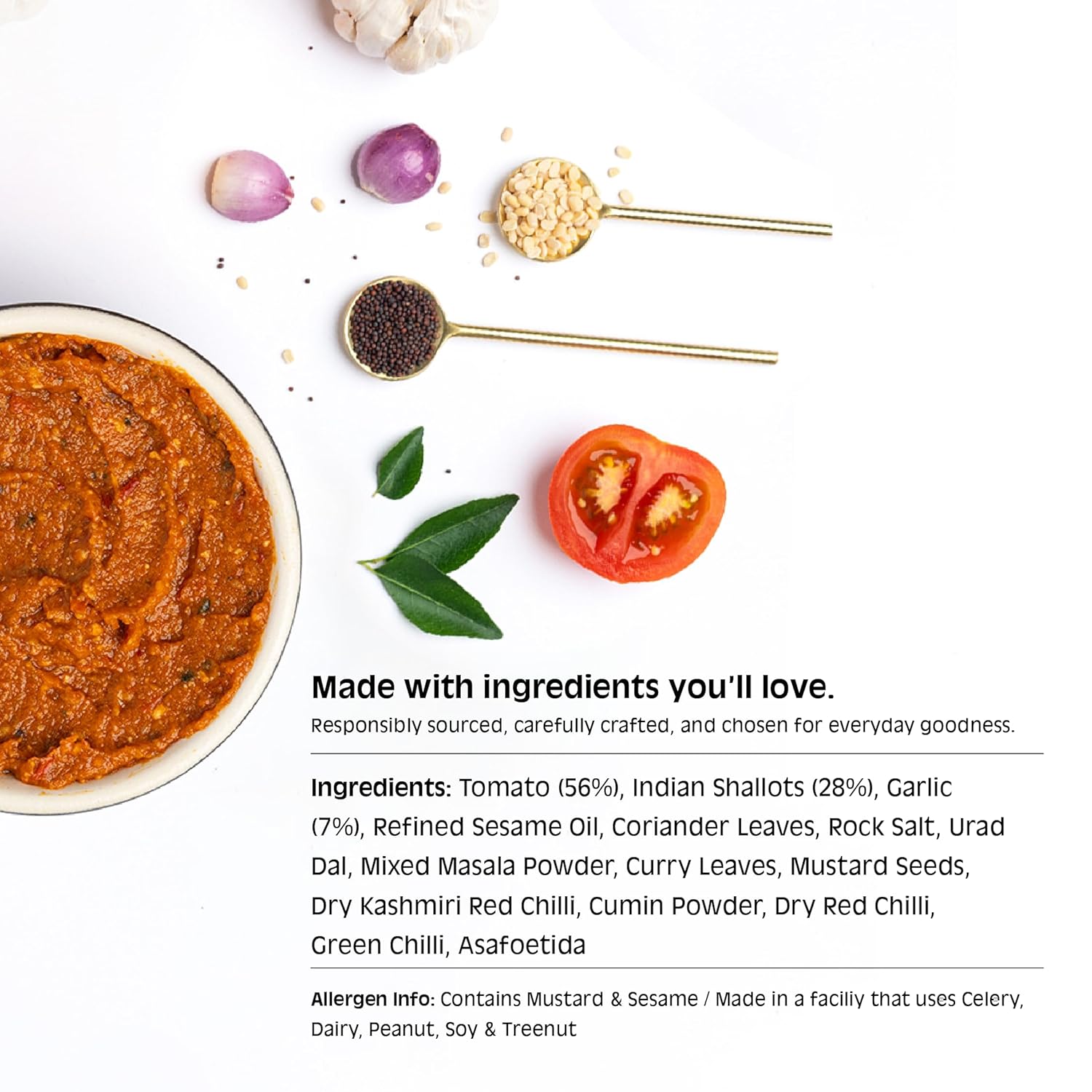 Chutnefy Tomato Chutney | 250g Freeze-Dried Instant Dry Mix