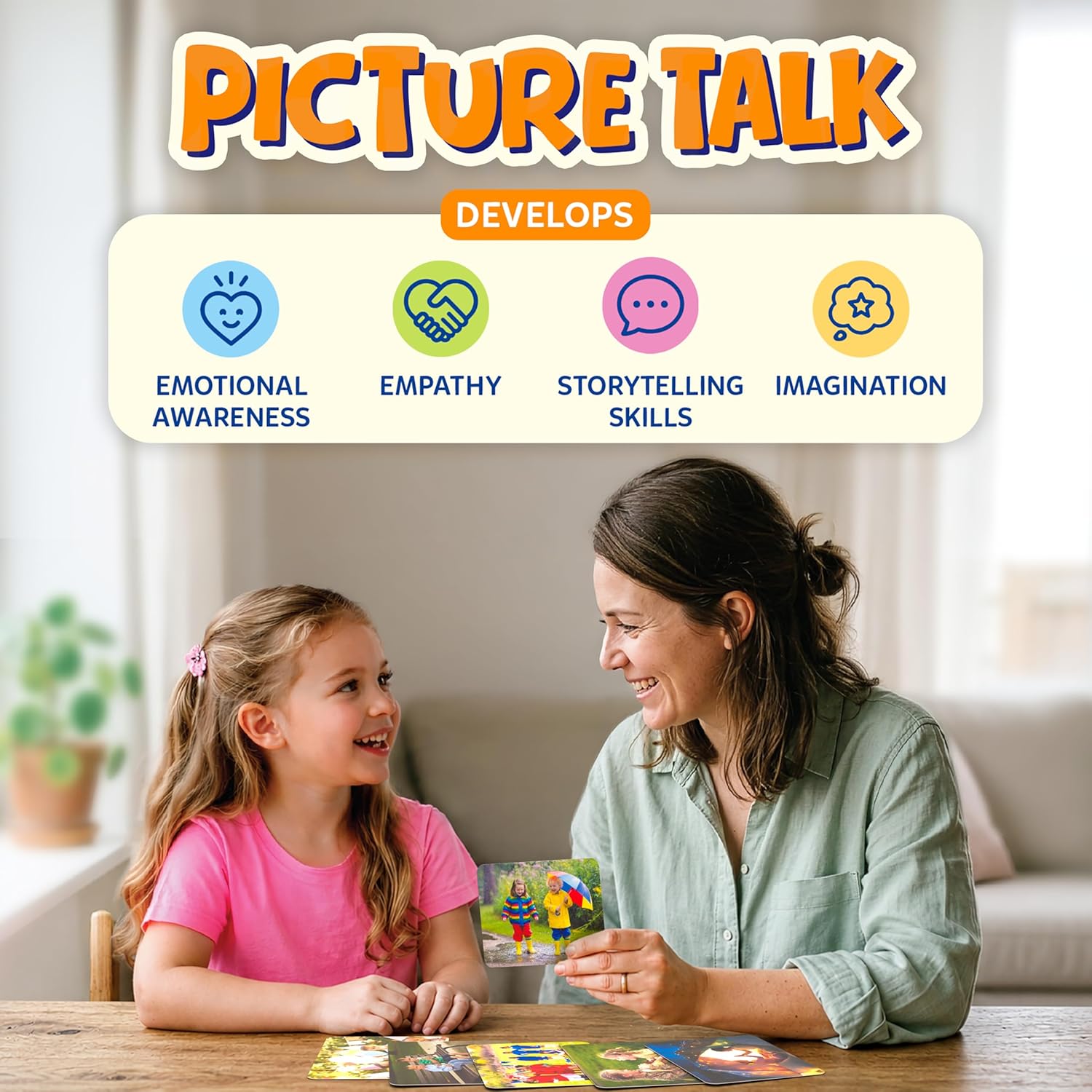 Skillmatics Picture Talk – Storytelling & Conversation Cards for Kids