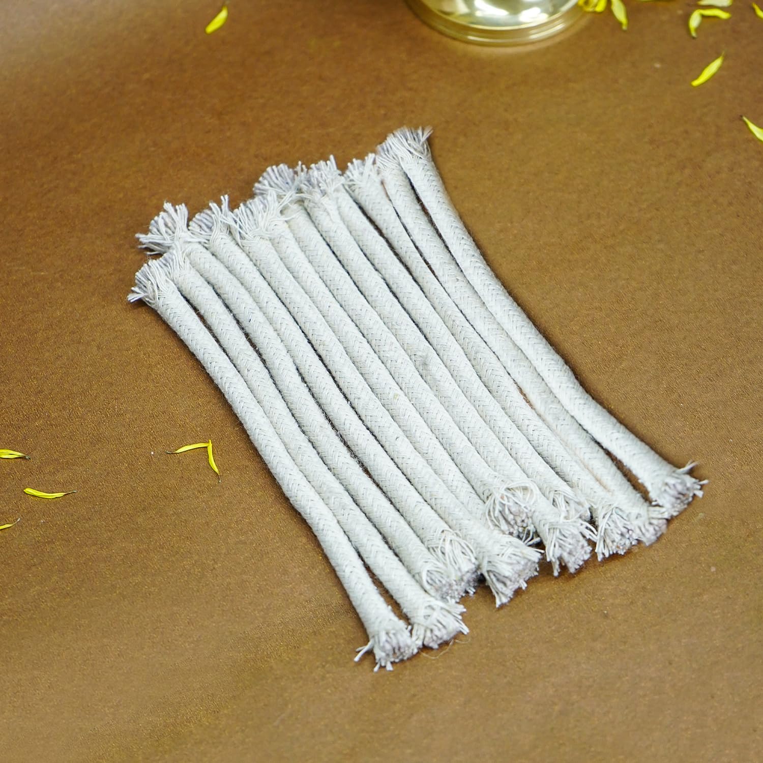 Ekhasa Akhand Diya Wicks for Pooja | Long Batti for Akhand Jyot | Diya Batti for Oil Lamp