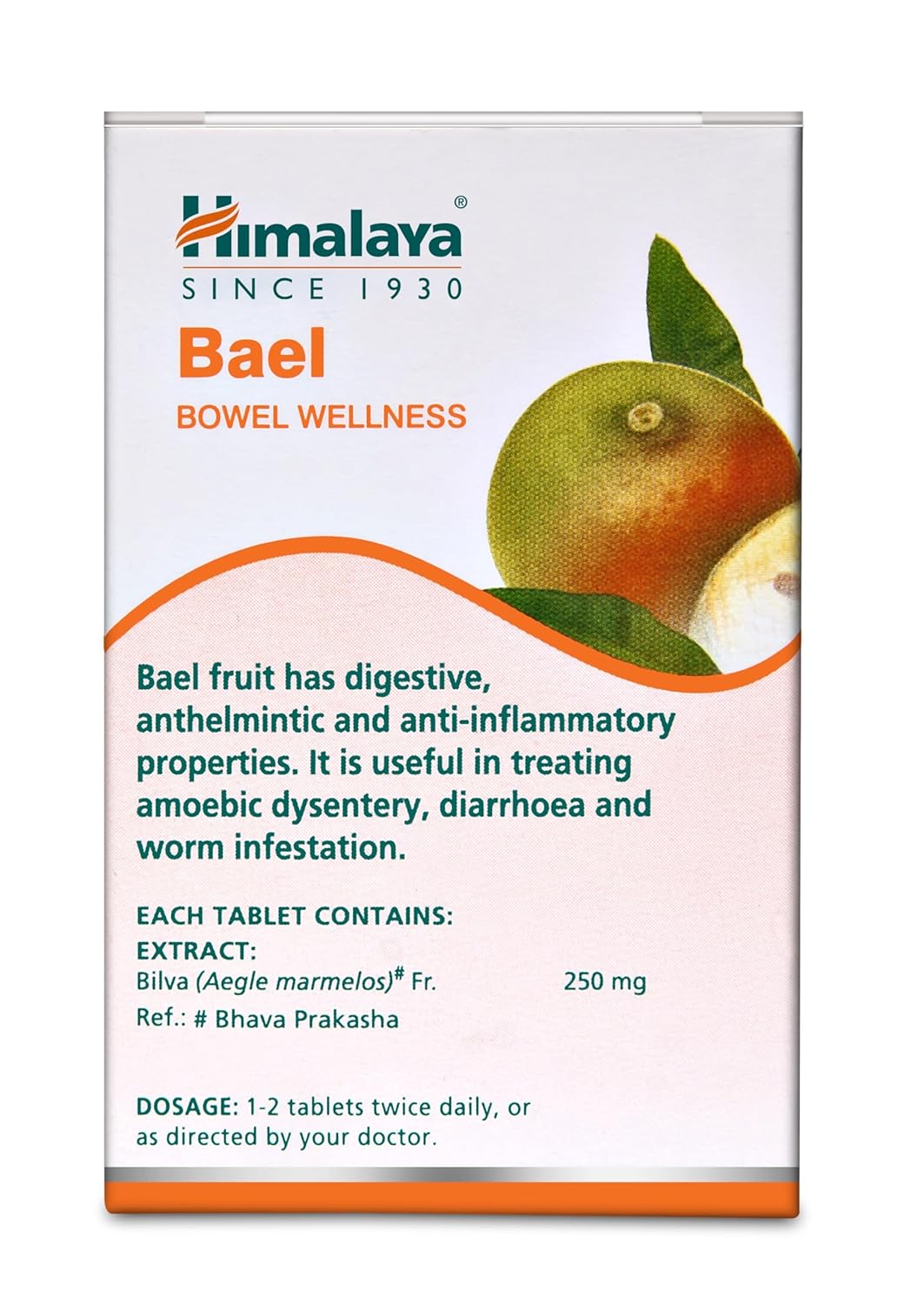 Himalaya Wellness Pure Herbs Bael Bowel Wellness - 60 Tablets