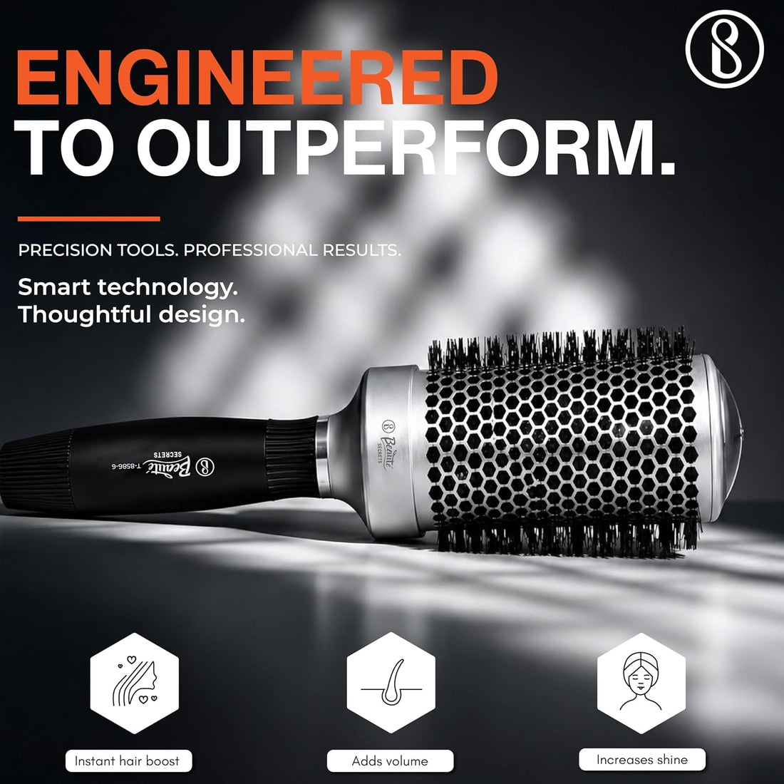Beauté Secrets Professional Round Brush for Blow Drying